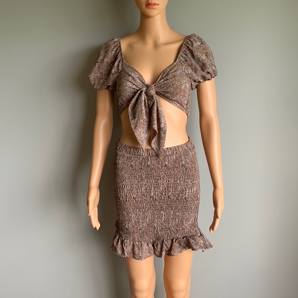 2pc outfit skirt and top